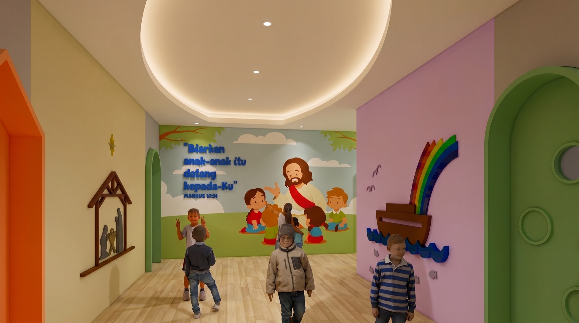 Kelas Sekolah Minggu — Interior