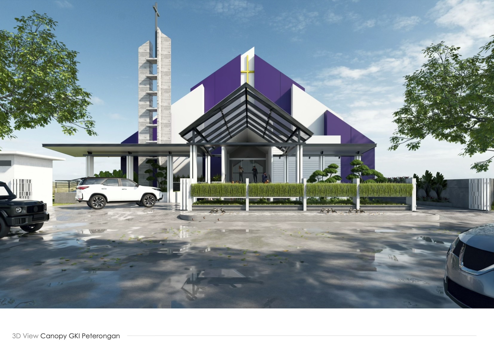 Kanopi — Tampak Samping